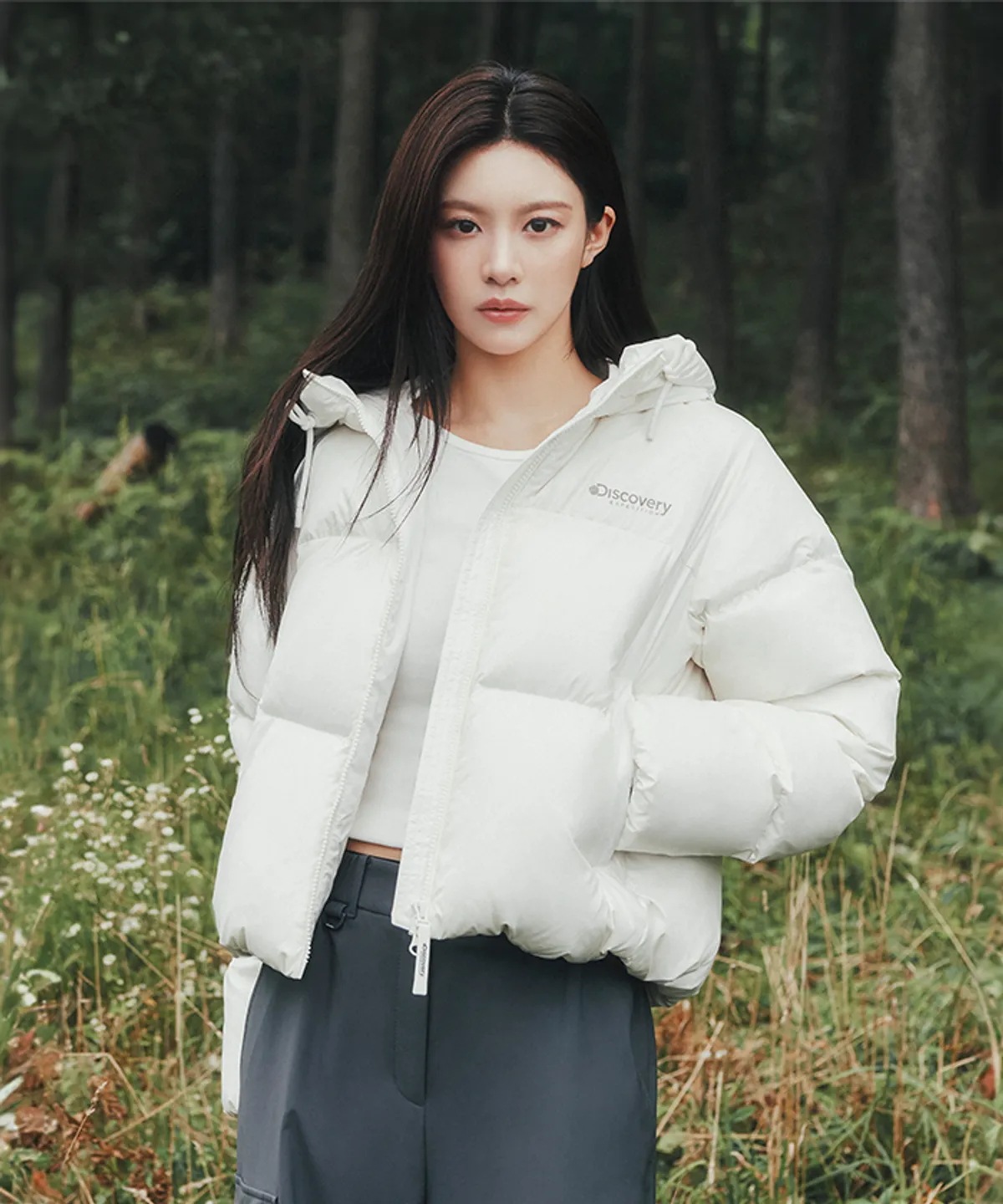 メゾピアノジュニア ハート マフラーつき キルティングブルゾン L 160