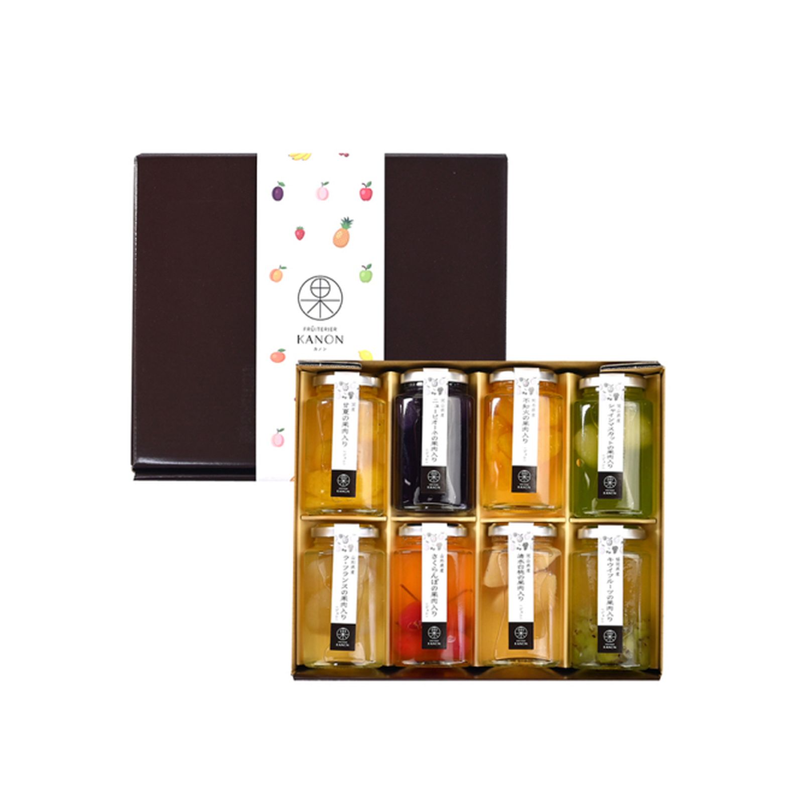 フリュテリーカノン KANON 国産フルーツジュレ 3本アソート ゼリー ギフト×1個