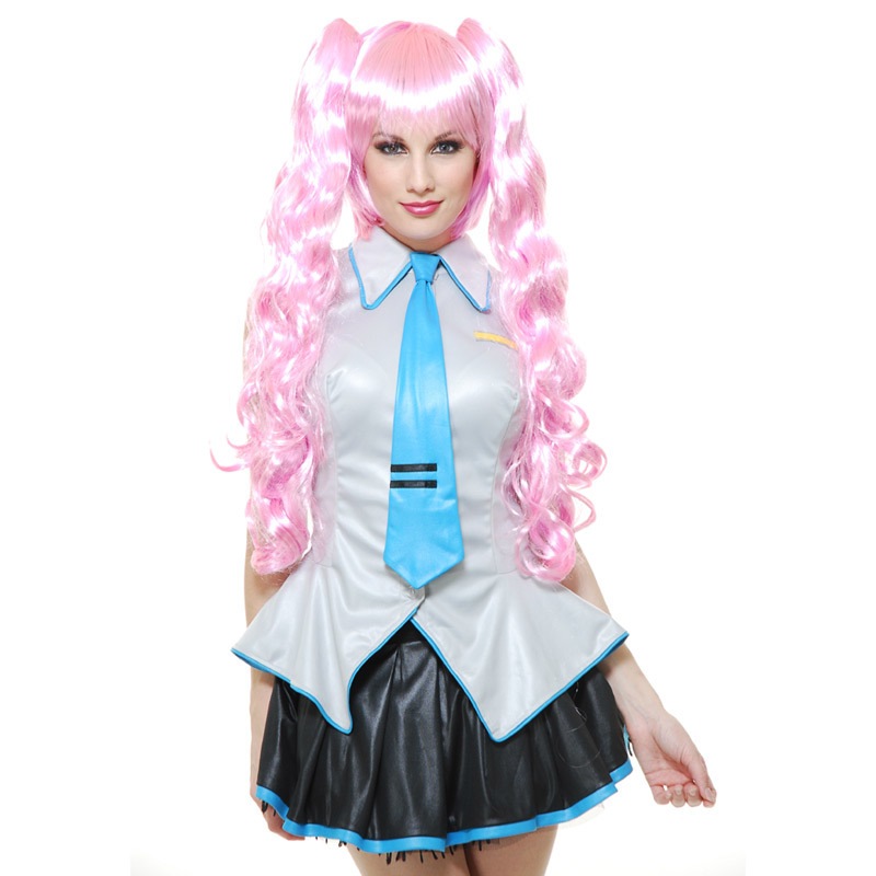 コスプレ 仮装 ペローナ ピンク (アニメウィッグ) 【 コスプレ 衣装 ハロウィン パーティーグッズ かぶりもの アニメ ウィッグ かつら カツラ キャラクターウィッグ アニメ風 ハロウィン 衣装