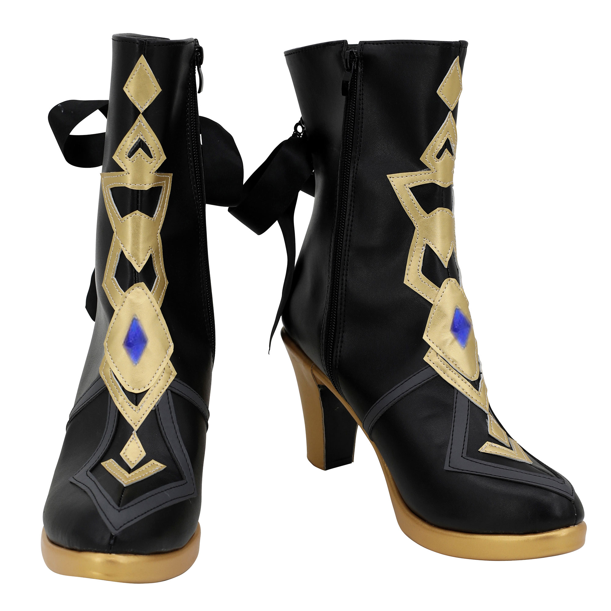 ナヴィア 原神 げんしん Genshin コスプレ 靴 ブーツ コスプレ靴 コスプレブーツ カスタマイズ可能903272