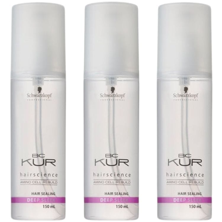 3個セット シュワルツコフ BCクア ディープ スリーク150ml トリートメント 洗い流さないトリートメント オイルトリートメント ダメージケア グレープシードオイル 広がる髪 保湿 髪の静電気を抑