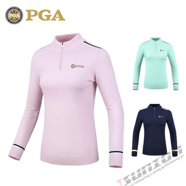 ゴルフ GOLF ウールセーター 秋 冬 レディース コート ゴルフウェア ニットセーター 防寒 暖かい プレゼント ギフト