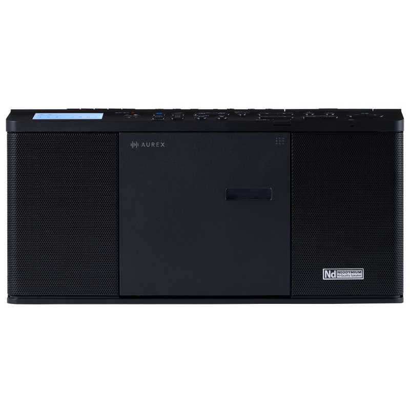東芝　TOSHIBA　CDラジオ AUREX ［ワイドFM対応 / Bluetooth対応］ ブラック　AX-CR90-K