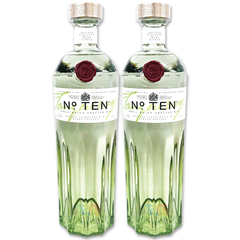 [正規品 新型] タンカレー ナンバーテン 750ml 2本セット イギリス ジン Tanqueray NO.10