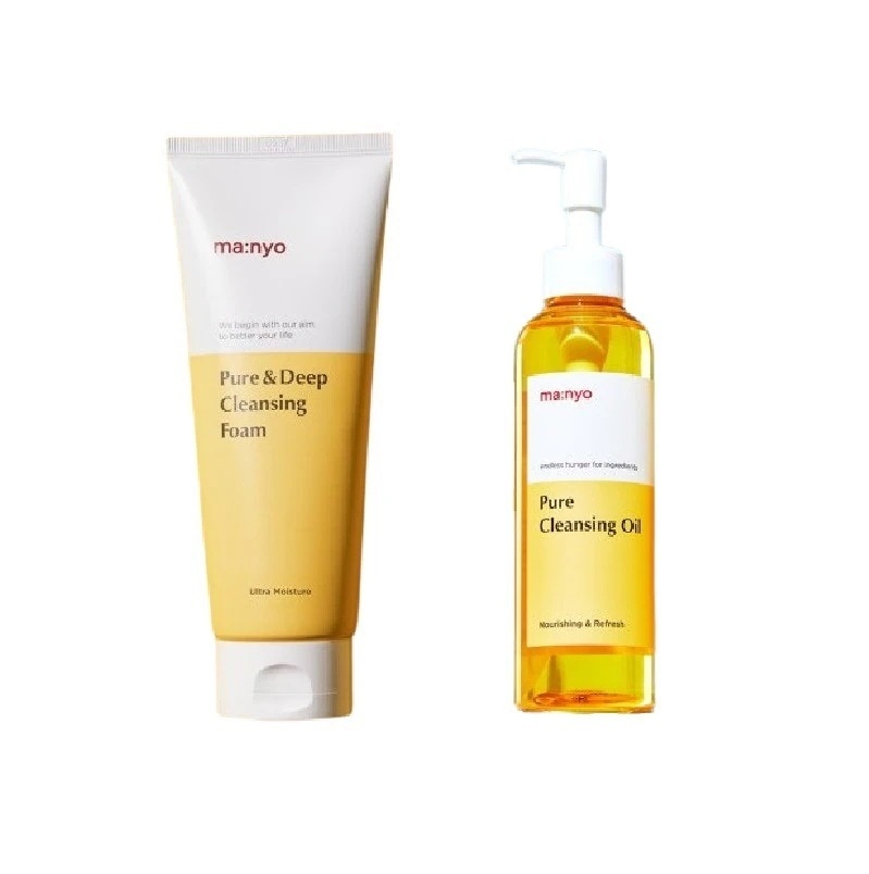 [大容量]ピュア&ディープ クレンジングセット(フォーム 200ml + オイル 400ml)