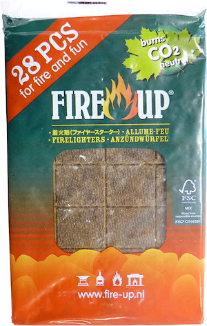 Fire up 着火剤 ファイヤーアップ 28個24パック 薪 薪ストーブ 着火 着火材 燃料 炭 アウトドア キャンプ バーベキュー ピザ窯