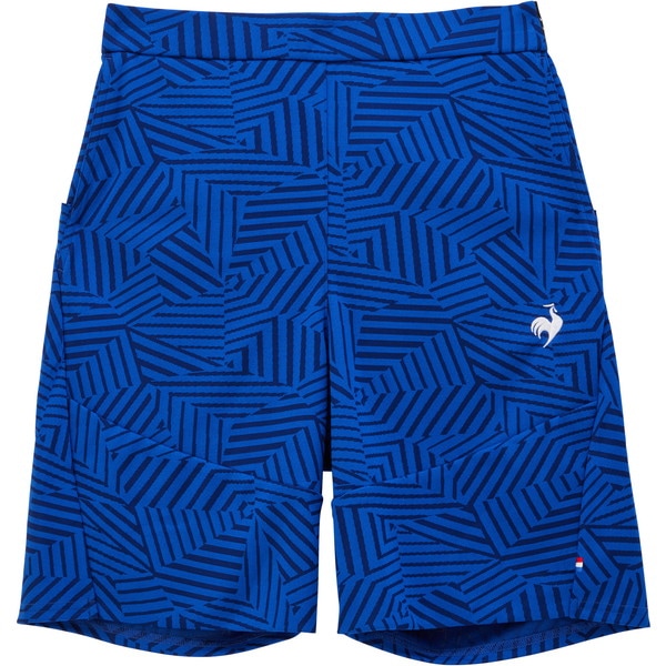 le coq sportif ルコック テニス メンズ ジャガードハーフパンツ テニス QTMXJD03-BL