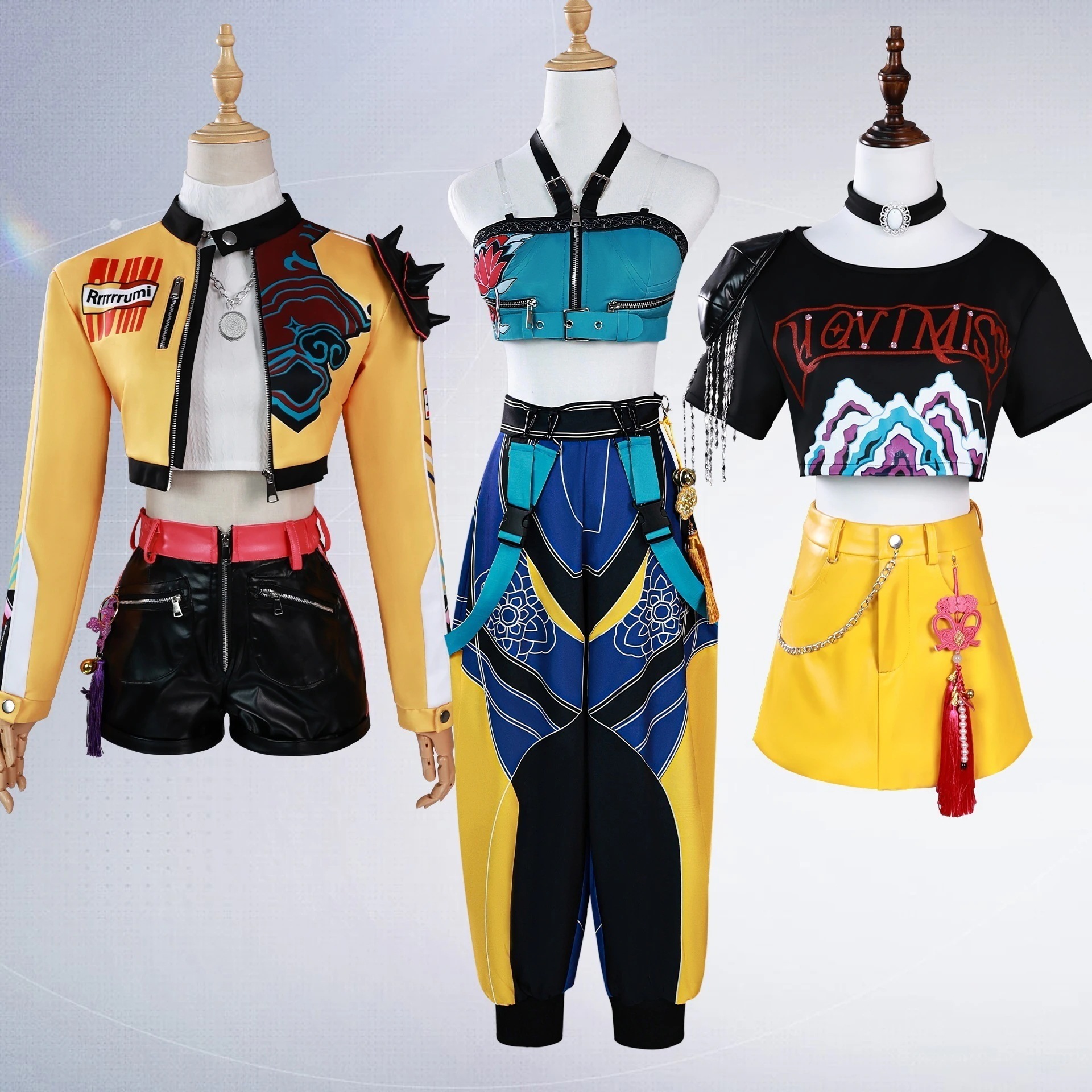【新品登场 快速出荷】魔女狩り団 ミラ＆ゾイ＆ルミ アニメ完全再現コスチューム フルセット