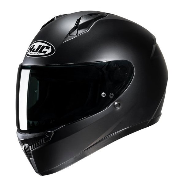 バイクヘルメット フルフェイス C10 ソリッド セミフラット ブラック Ｓサイズ HJH232BK02S