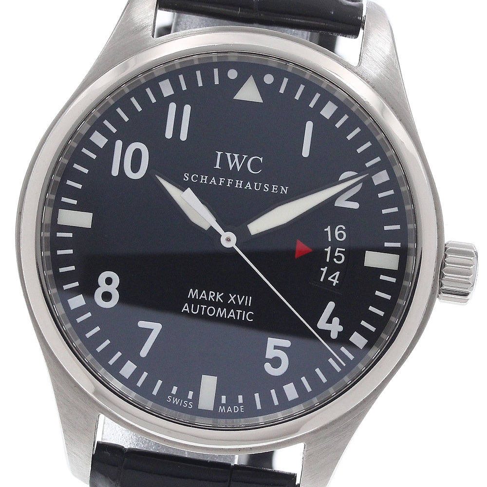IWC SCHAFFHAUSEN IW326501 パイロットウォッチ マークXVII デイト 自動巻き メンズ _950630【中古】