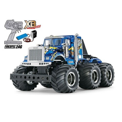 タミヤ【ラジコン】XBシリーズ（完成モデル） No.205 1／18RC XB コングヘッド6x6 （G6-01シャーシ） 57905 H-4950344076437【単3形電池4本 別売】