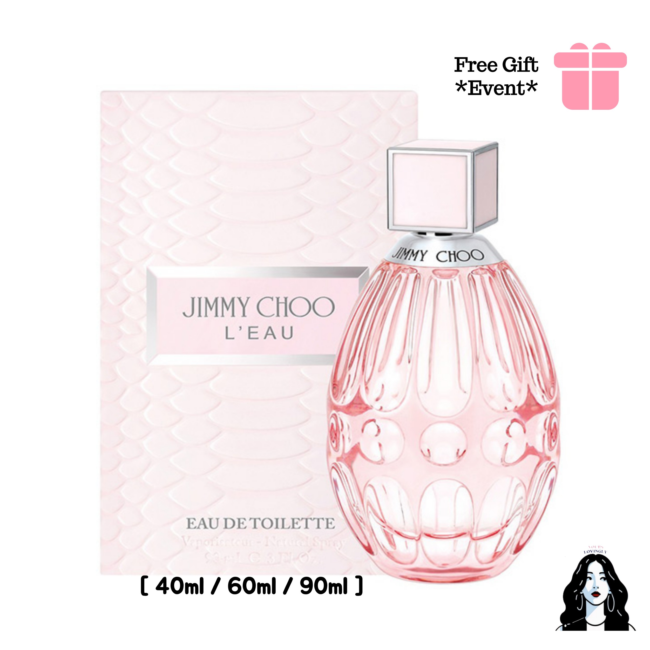 LEAU EDT 40ml/ 60ml/ 90ml 柔らかくて女性らしいピンクの香り/ほのかに思い出す香り/彼女へのプレゼント