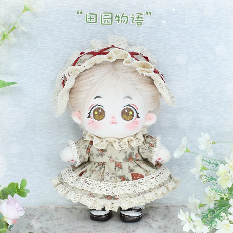 着せ替え人形 本体 20cm ぬいぐるみ 無属性 ロリータワンピースヘッドバンド 20cm ぬいぐるみ服 洋服 韓国 コットンドール 綿人形 ミニ洋服 日常服人形 韓国ファッション アイドル衣装 5,586円