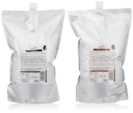 モルトベーネ ロレッタ まいにちのすっきりシャンプー 2500ml + うるうるしたい日のトリートメント 2500g 業務用セット