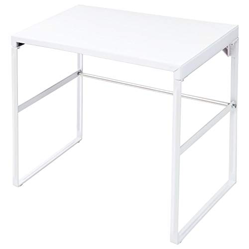 リヒトラブ パソコン台 モニター台 机上台 白 幅39×奥行25×高さ33.5cm トール 耐荷重15kg A7335-0