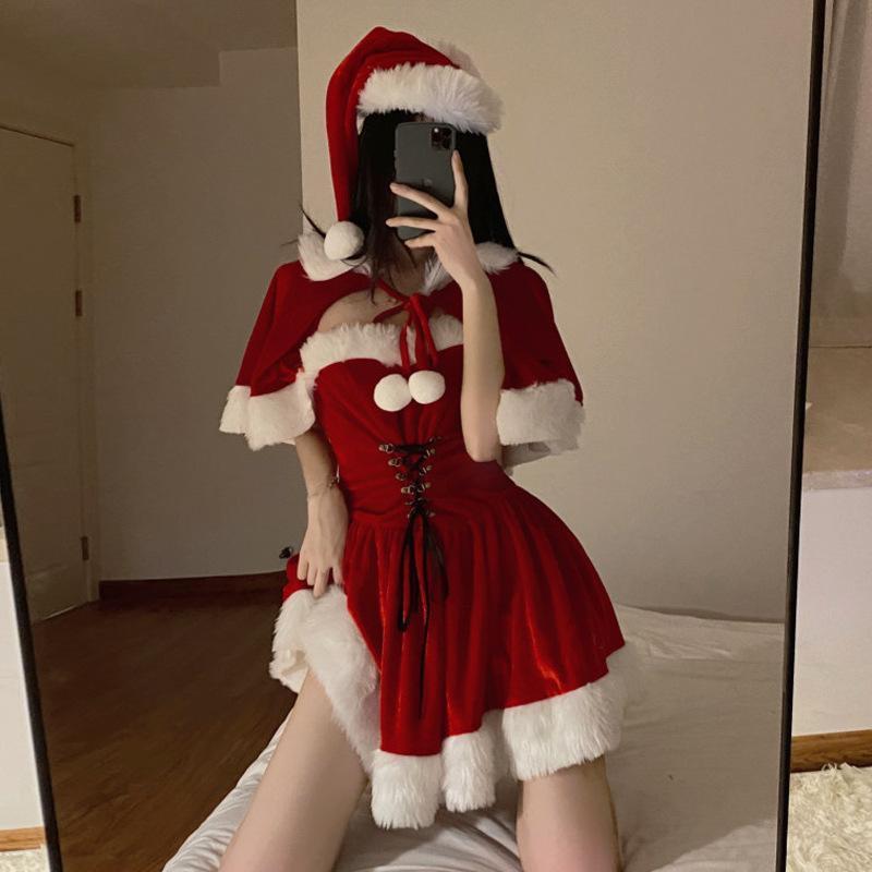 激安販売！クリスマス サンタ コスプレ クリスマス 3点セットサンタコス セット レディース コスチューム サンタクロース 衣装 仮装 可愛い パーティー