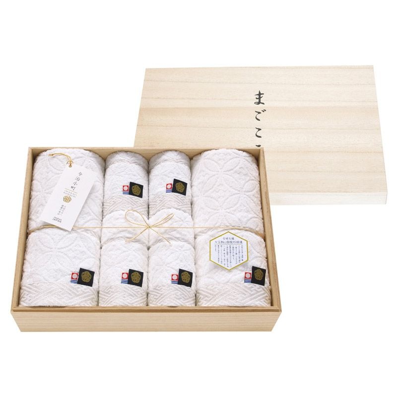 今治小町 白無垢IIタオルセット木箱入