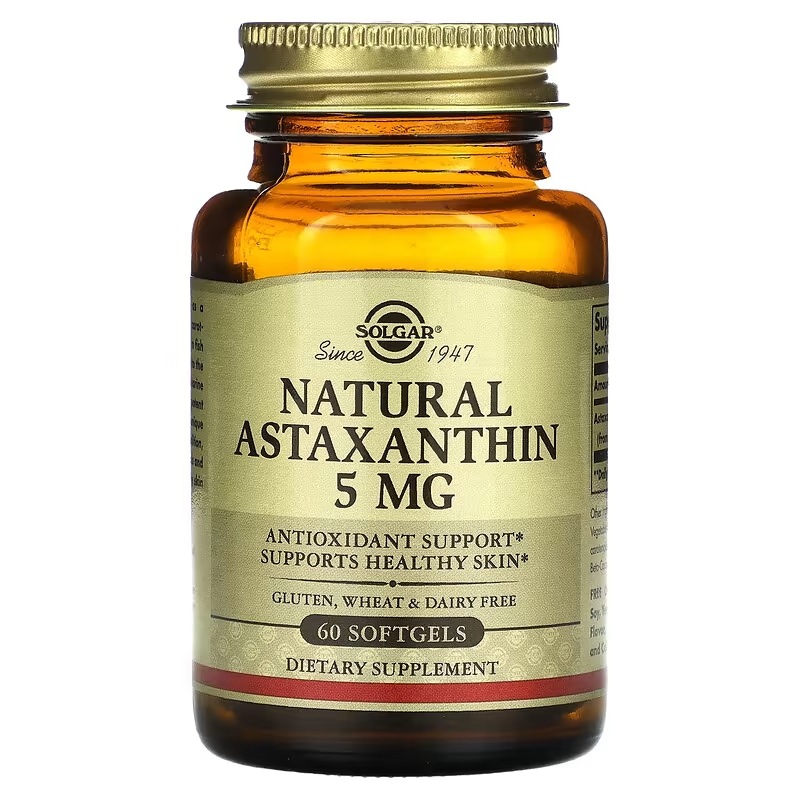 天然アスタキサンチン 5mg 60ソフトジェル