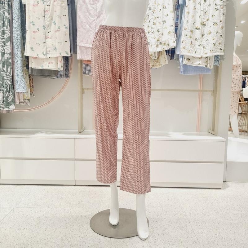 AK水原店 60番手 朱子 幾何学模様捺染 女性用下衣 EZ1940P
