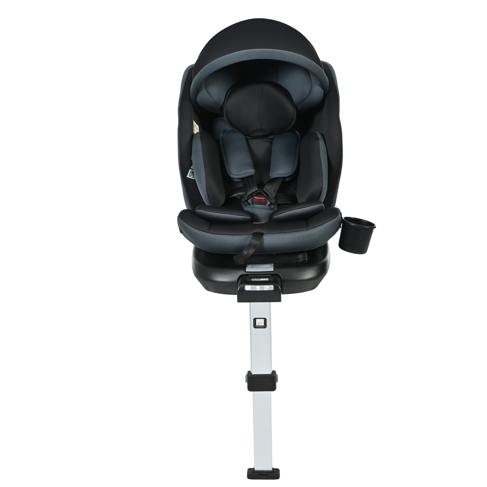 【国内発送Ｍ】1790【サポートレッグ】チャイルドシート 新生児 ISOFIX 0歳～12歳 360度回転式 40～150cm ジュニアシート 調節可能 洗える キャノピー付き ベビーシート ドリンク