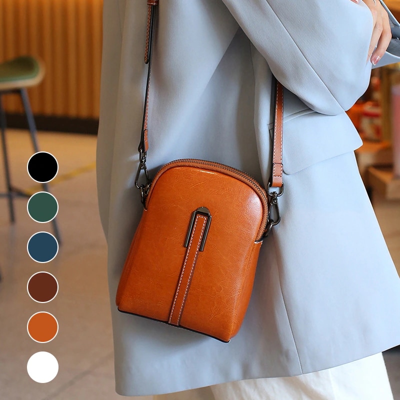 B158 本革 ショルダーバッグ レディース 斜めがけバッグ 肩ベルト調節可能 多機能 牛皮 軽量 大容量 ミニバッグ 携帯電話 韓国ファッション バッグ バック ミニバッグ がま口 トートバッグ30 4,924円