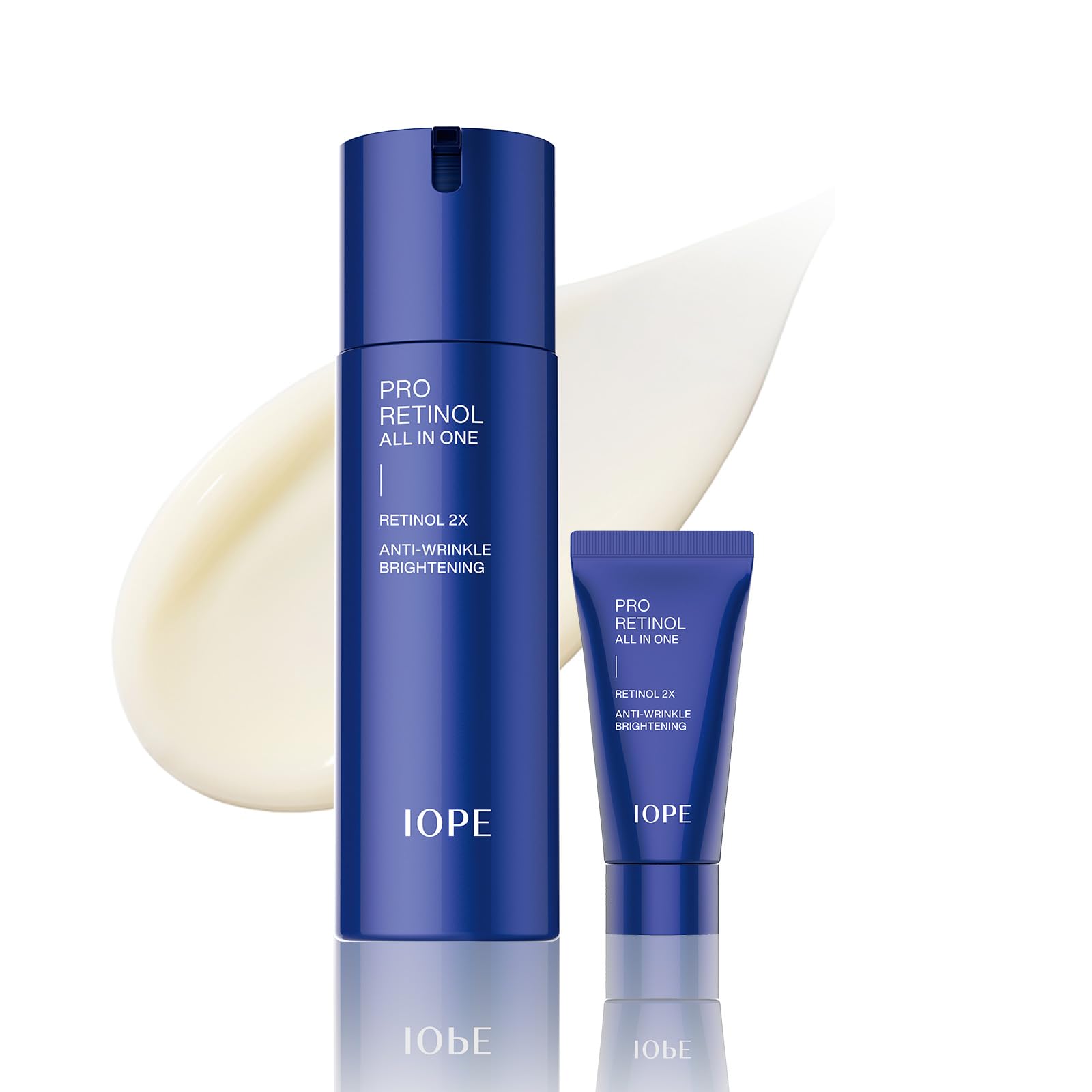 IOPE 公式 アイオペ メンズプロレチノールオールインワンセット 120ml おまけ 30ml付き レチノール美容液 ナイアシンアミド スキンケア メンズ美容液 エッセンス 男性化粧品 プレゼント