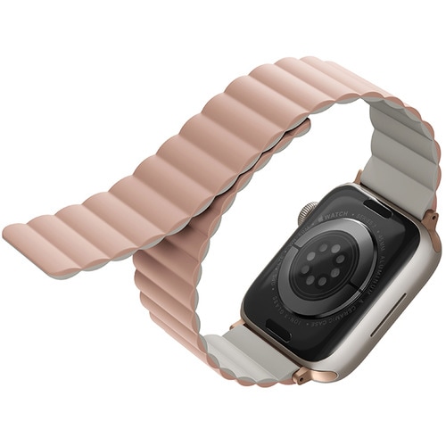 KENZAN UNIQ-45MM-REVPNKBEG Apple Watch 44／45MM用マグネットバンド REVIX BLUSH PINK／BEIGE UNIQ45MMREVPNKBEG