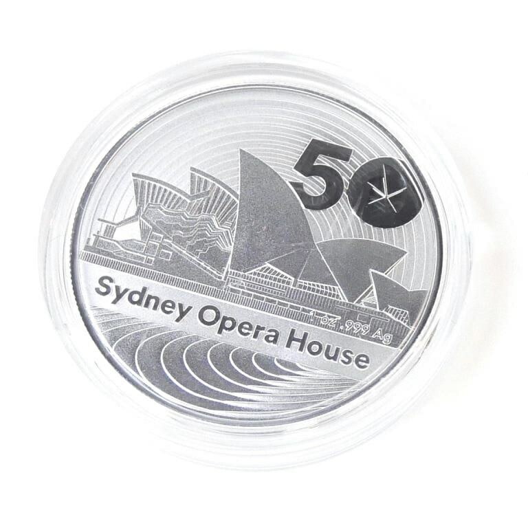 オーストラリア シドニーオペラハウス50周年記念銀貨 1オンス 2023年