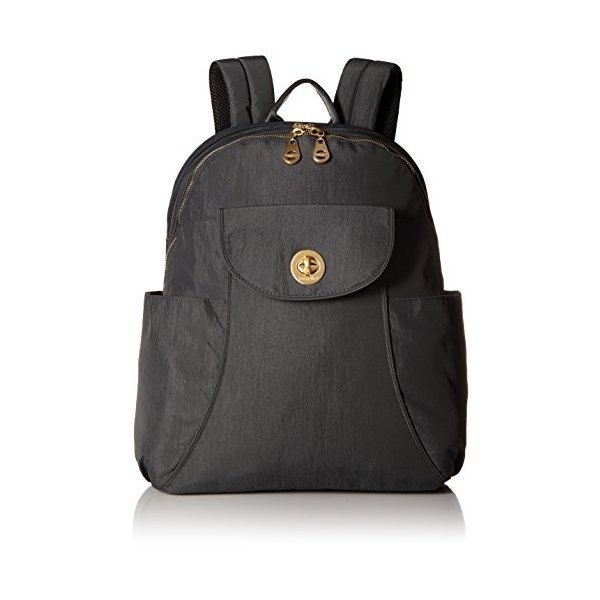 Baggallini Barcelona Laptop Backpack， One Size， charcoal 並行輸入品