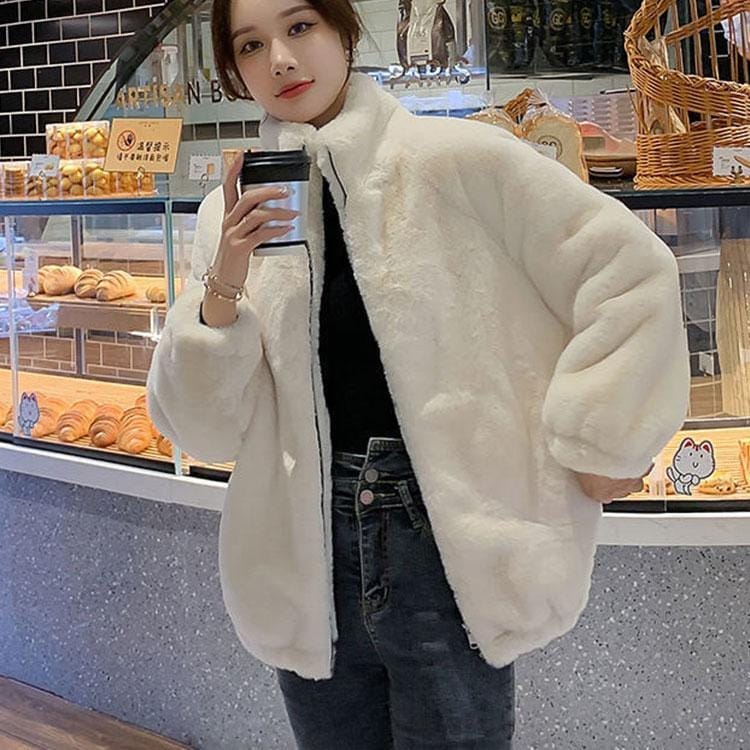 目玉品秋冬レディースファーコート毛皮コートレディースコートフェイクファーアウタージャケット　暖かい通勤　レディースアウター 4,678円