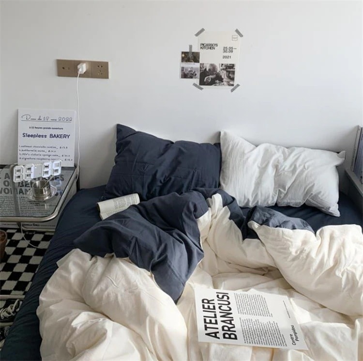 スタイル ピュアコットン モデル フルコットン ウォッシュドコットン 4点セット シーツ