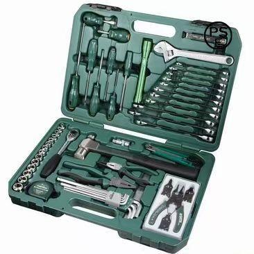 スパナセット 工具セット 道具箱付き 機械設備補修用 家庭/現場のメンテナンスに 収納しやすい 持ち運び便利 多用途ツール