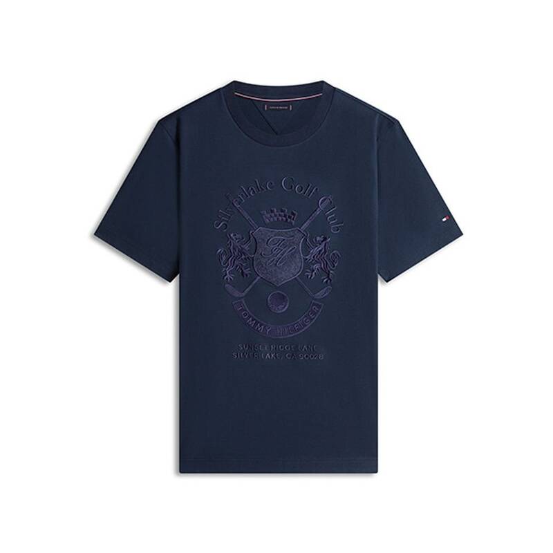 Tommy Hilfiger TOMMY HILFIGER 컨트리 클럽 인터록 티셔츠 (T12G1TPO680MT1DW5) T12G1TPO680MT1DW5 186786 1787451 T1