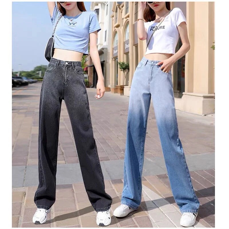【急速発送】超低価 格 スキニーデニムパンツ デニム レトロ デニムパンツ 絞り染め ガウチョパンツ ワイドパンツ