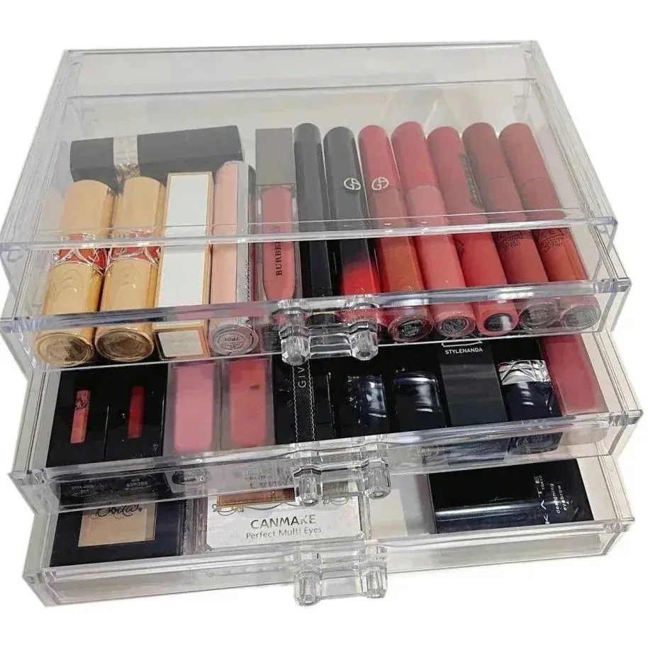 コスメ収納SNSの大人気 コスメボックス 大容量 コスメボックス 引き出しメイク収納 韓国風アイシャドウ皿収納ケース コスメ 収納リップスティック収納ボックス口紅収