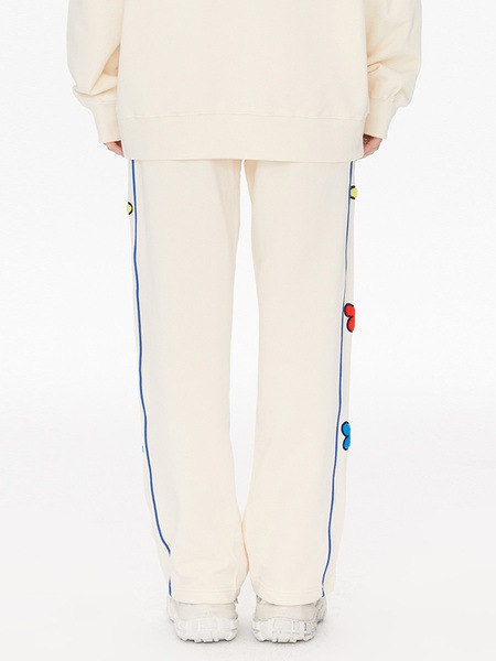 クリーミーイエロー レディース ニューカップル ヒップホップ スウェットパンツ