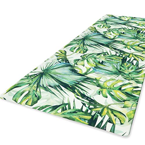 ヨコズナクリエーション 拭けるキッチンマット ビニール製 抗菌防臭 防カビ 防炎 (ジャングル, 約60240cm)
