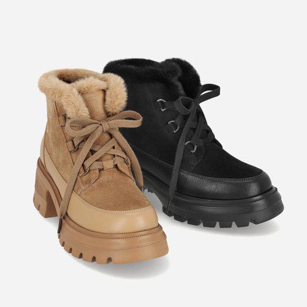 女性ファーワーカブーツ6cm LCWA74U54C