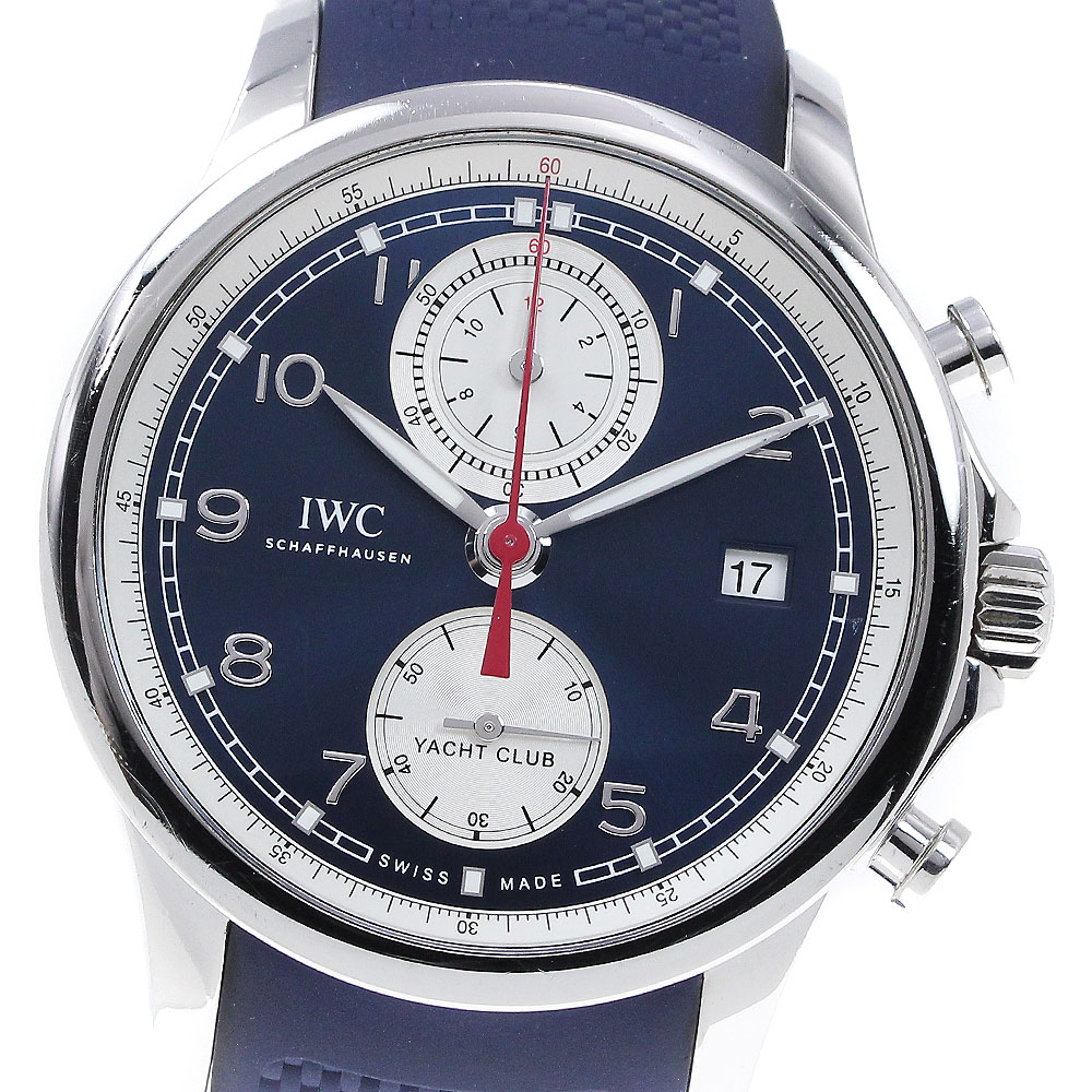 IWC IWC SCHAFFHAUSEN IW390507 ポルトギーゼ ヨットクラブ クロノグラフ 自動巻き メンズ _831974【中古】