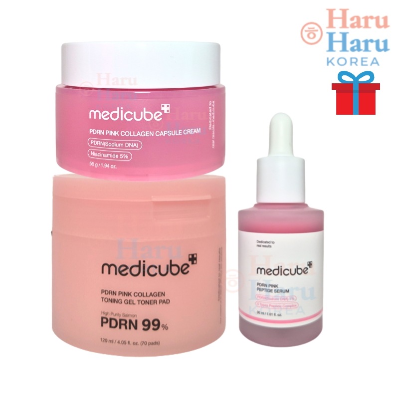 【NEW/新商品 PDRN3点セット】PDRNピンクコラーゲンゲルトナーパッド 70枚+ PDRN ピンクアンプル 30mL+PDRNピンクコラーゲンカプセルクリーム 55g/韓国コスメ ハリ 弾力