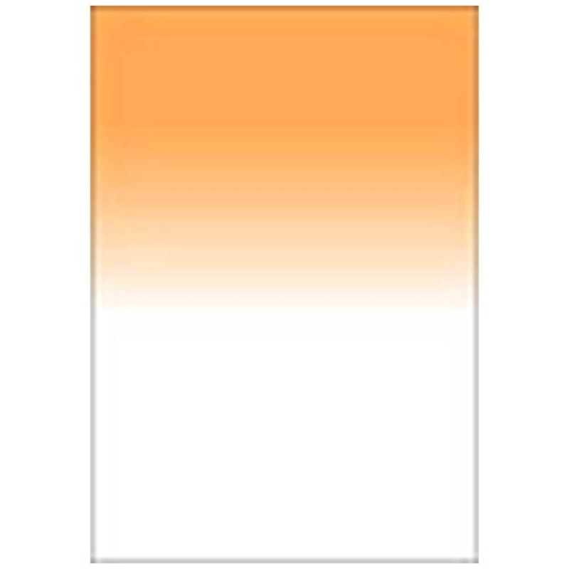 LEE　リーフォトグラフィック樹脂フィルター 100X150mm角　ハｰフカラｰグラデｰションオレンジ