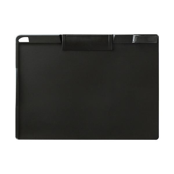 （まとめ）ソニック クリップボード 抗菌タイプ A4ヨコ ブラック CB-5254-D 1枚(×20セット)