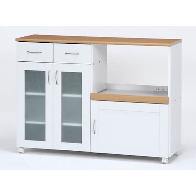 他サイト： 不二貿易 99523 キッチンカウンター サージュ WHNA 120幅の商品画像