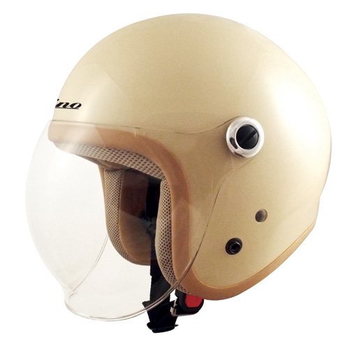 TNK工業 スピードピット ジェット型ヘルメット GS-6 パールアイボリー サイズ:LADYS FREE(57-58cm未満) 51194.0