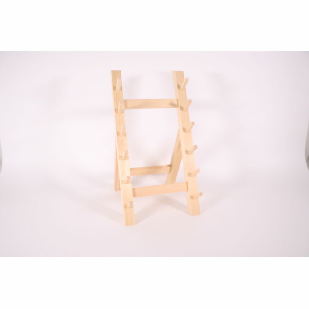 （まとめ買い）カンダ 木製庖丁掛 六段 [x3]