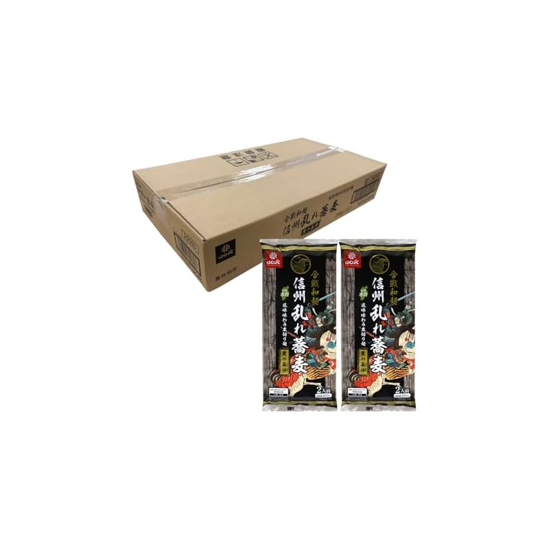 はくばく 信州乱れ蕎麦 黒の義仲 200g×12袋