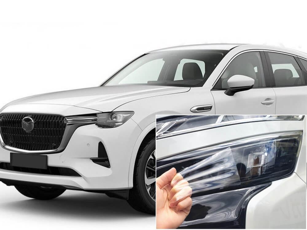 ヘッドライトプロテクションフィルム (CX-60) 車種専用 カット済み 左右セット ヘッドライト保護 MAZDA KH3R3P型 ハイブリッド