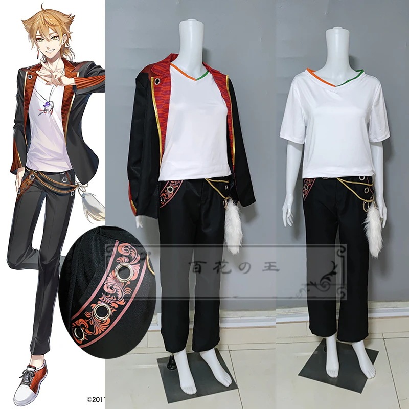 在庫品 VTuber バーチャルライバー 伏見ガク 書生服 コスプレ衣装 コスチューム ハロウィン