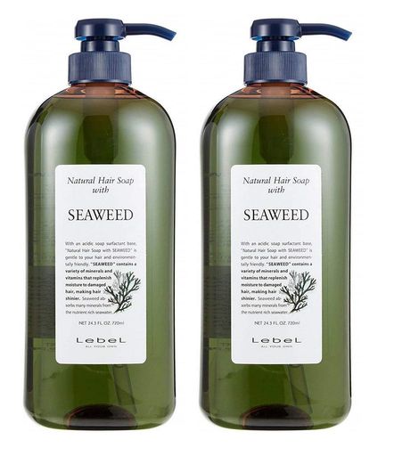 ルベル ナチュラル ヘア ソープ ウィズ SW シーウィード 720ML 2個 セット