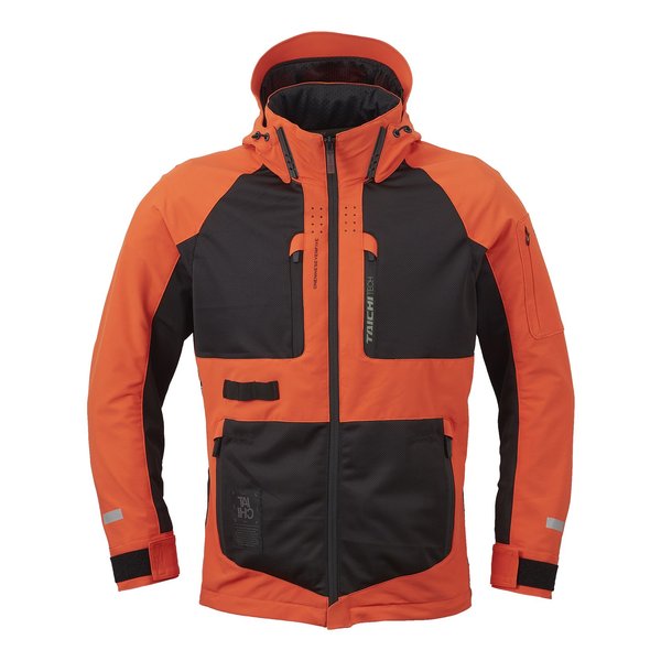 バイク用 春夏 エアー パーカ ブラック/オレンジ/XLサイズ RSJ354/BLACK/ORANGE/XL 15,012円